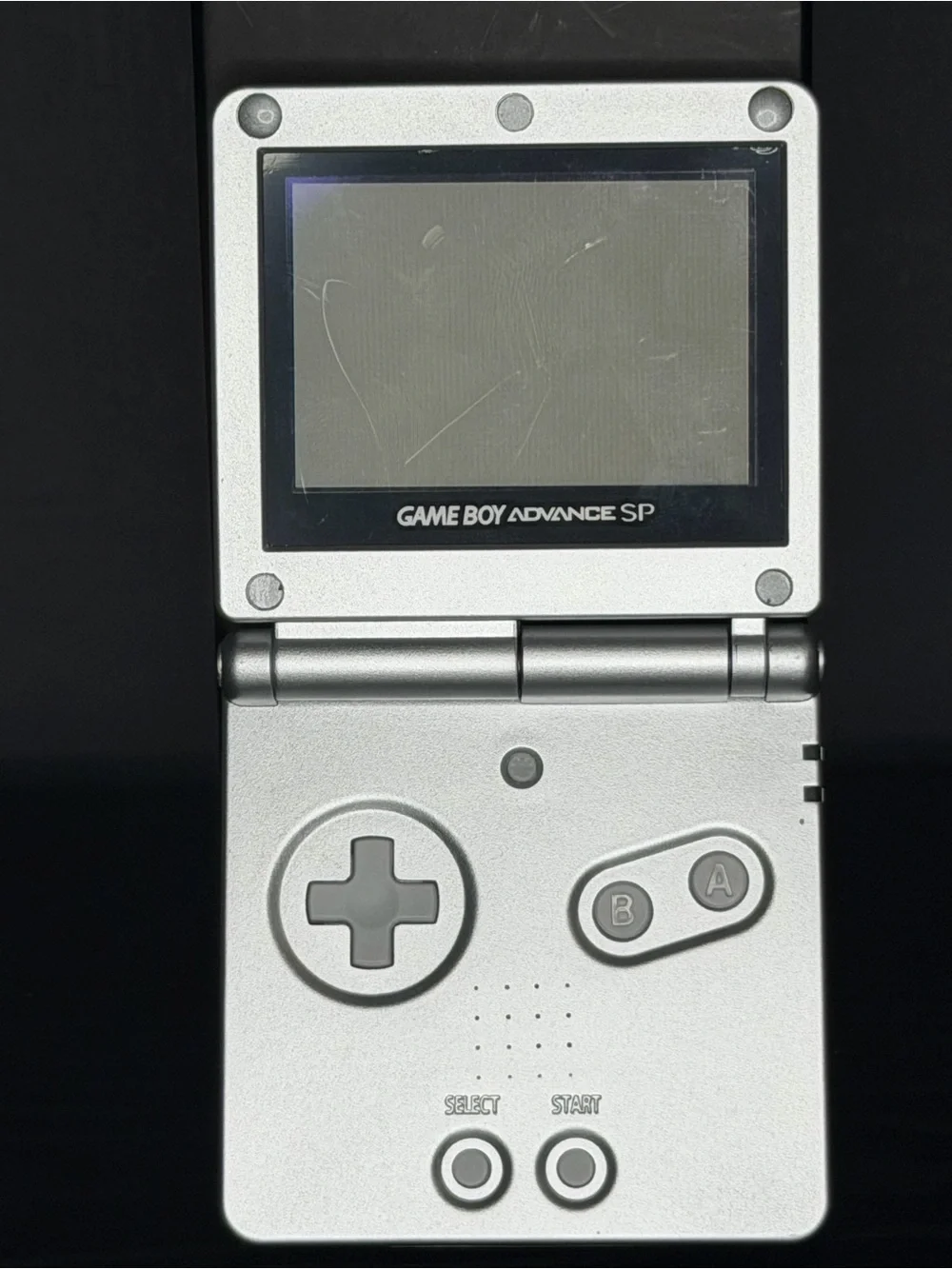Nintendo Game Boy Advance SP Silver Portable Handheld